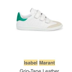Isabel Marant Beth Velcro sneaker size 40